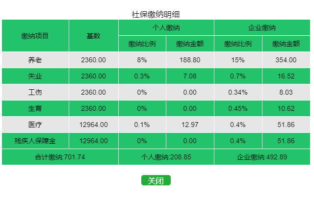 自己交深圳社保一个月多少钱