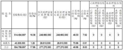 盛屯矿业集团股份有限公司 关于实际控制人部分股票质押式回购交易延期购回的公告