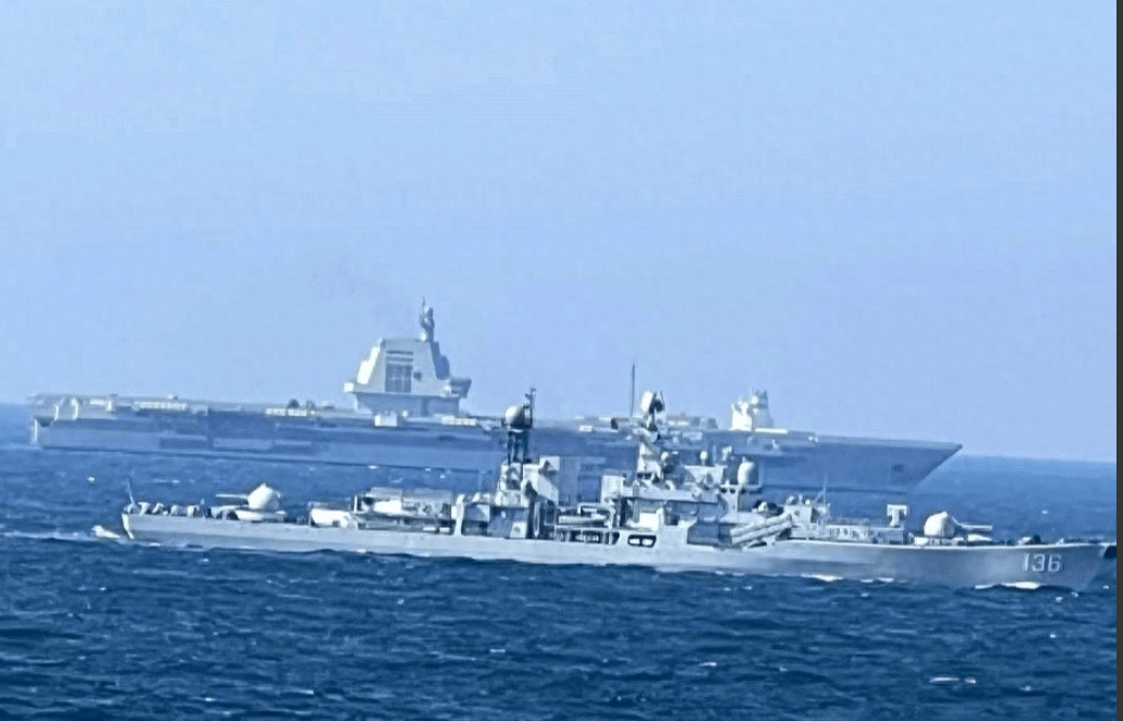 现代级巨舰打头阵<strong></p>
<p>非小号</strong>，福建舰穿越台岛海峡！日本军机紧急起飞