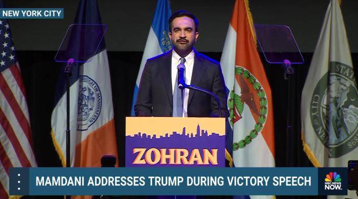 纽约当选市长强硬喊话特朗普 特朗普回应:对我客气点