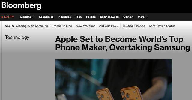 外媒:苹果有望超越三星<strong></p>
<p>binance交易所</strong>,成为全球最大手机制造商